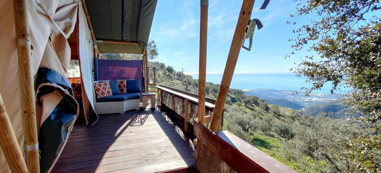 Campo Agave Luxury Tents Sayalonga Buitenkant foto