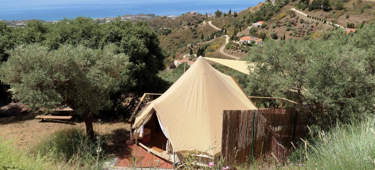 Campo Agave Luxury Tents Sayalonga Buitenkant foto