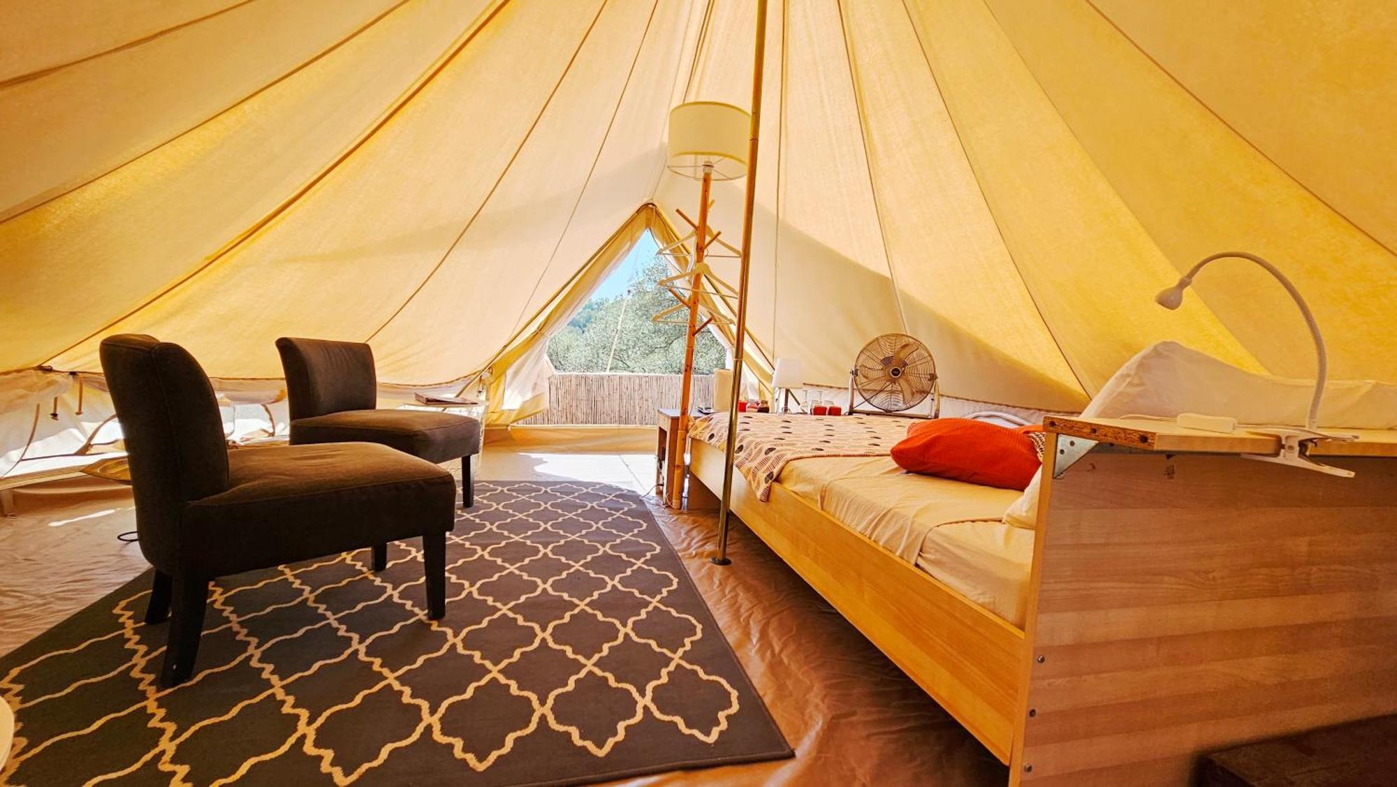 Campo Agave Luxury Tents Sayalonga Buitenkant foto