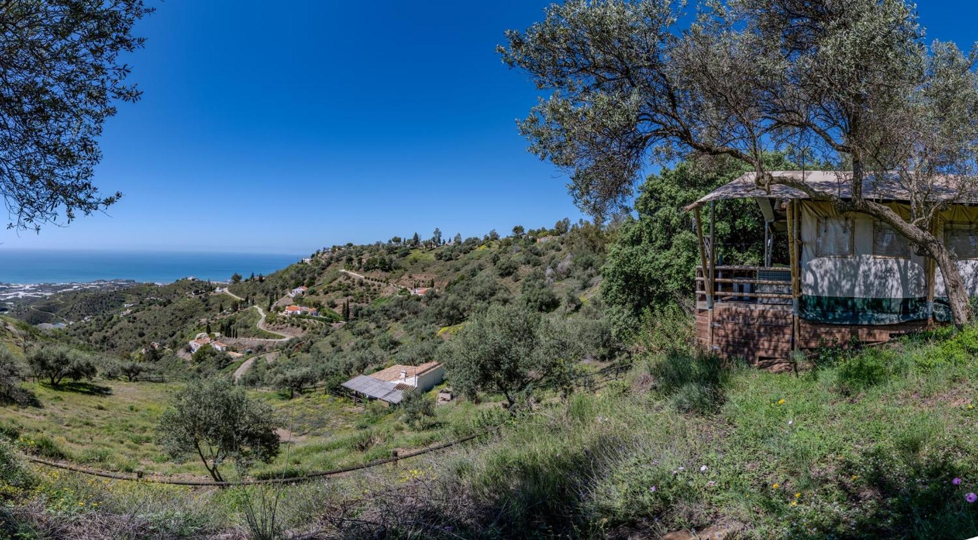 Campo Agave Luxury Tents Sayalonga Buitenkant foto